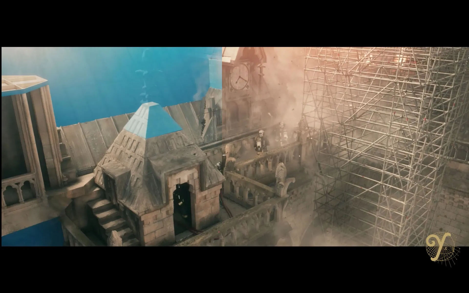 The Yard VFX制作的《巴黎圣母院浴火重生记 （Notre-Dame – La Part du Feu）》-视效解析