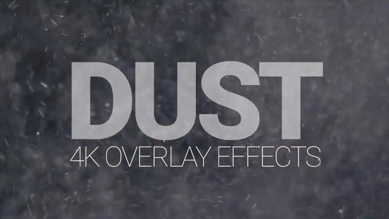 4K视频素材-10组灰尘粉末粒子特效叠加动画 Dust Overlays