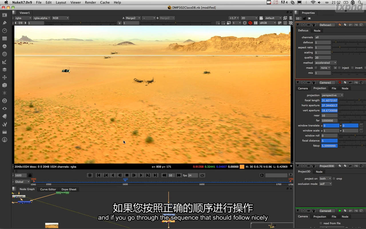 沙漠数字绘景特效合成教程 Digital Matte Painting Desert Apocalypse