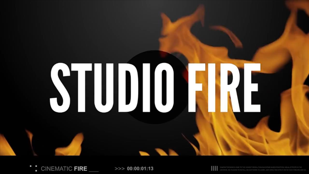 4K视频素材-203个真实火焰燃烧特效动画素材 RDT-Studio Fire