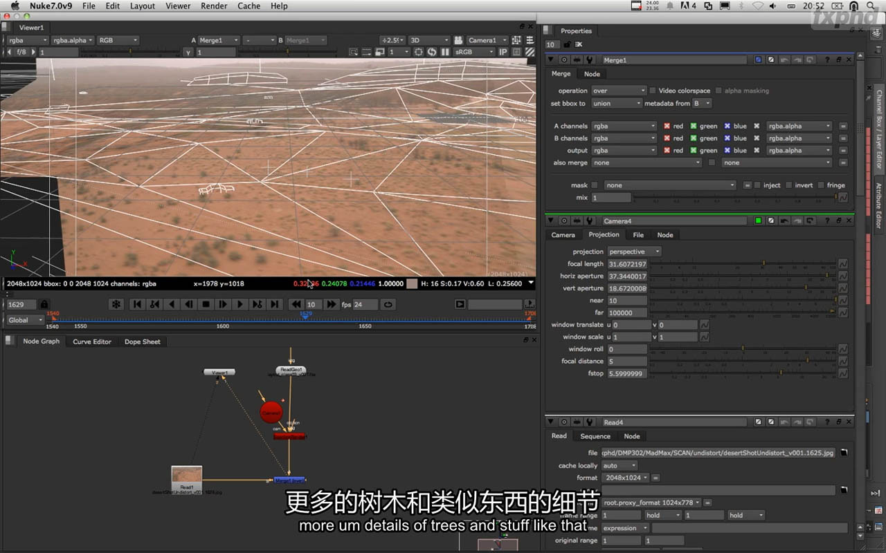 沙漠数字绘景特效合成教程 Digital Matte Painting Desert Apocalypse