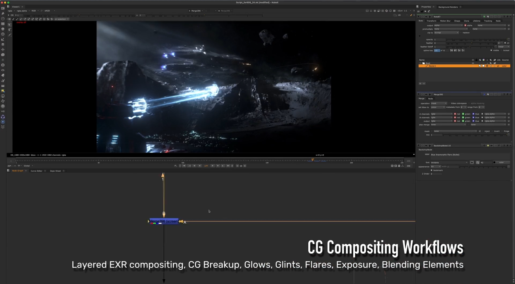 NUKE高级CG合成与视觉研发Advanced CG Compositing & Look Development