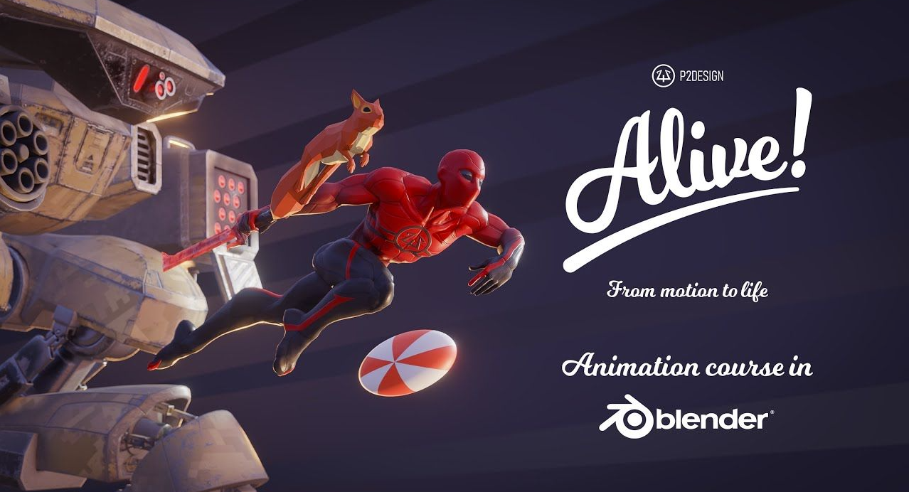 P2Design Academy – Blender动画课程(Blender 4.X更新)