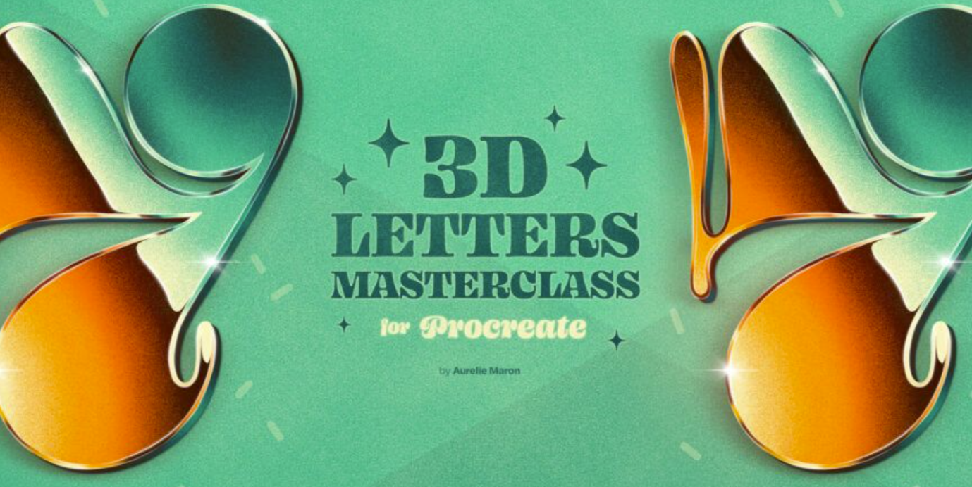 Aurelie Maron – 3D字母设计