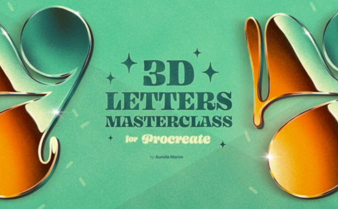 Aurelie Maron – 3D字母设计