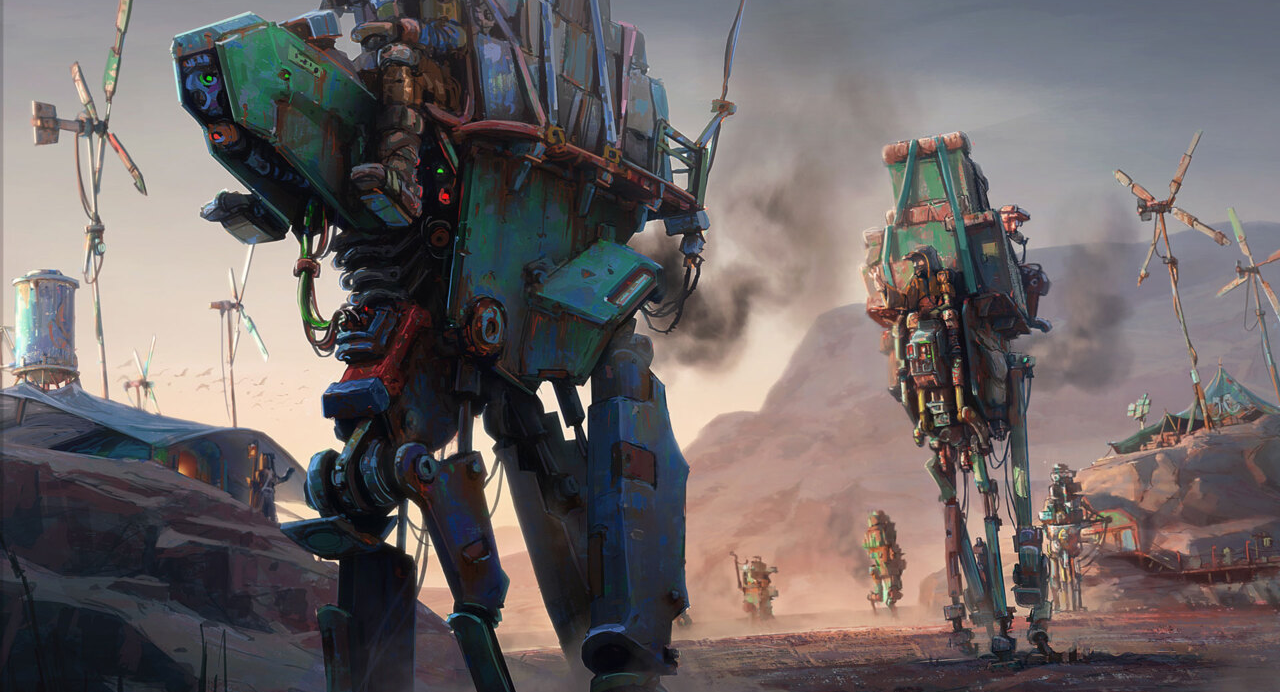 The Gnomon Workshop – 含寓意的CG机甲概念插画